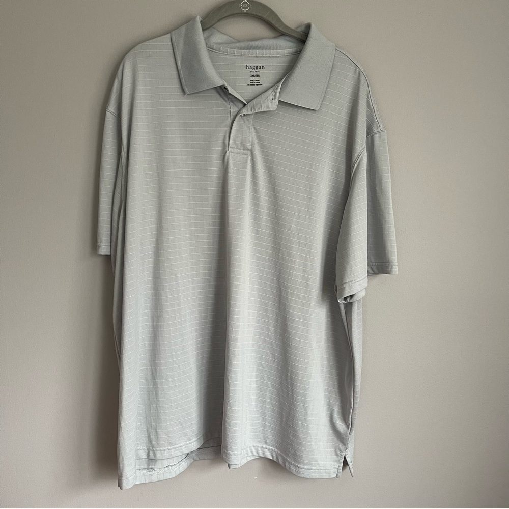 Men’s Haggar Grey Polo